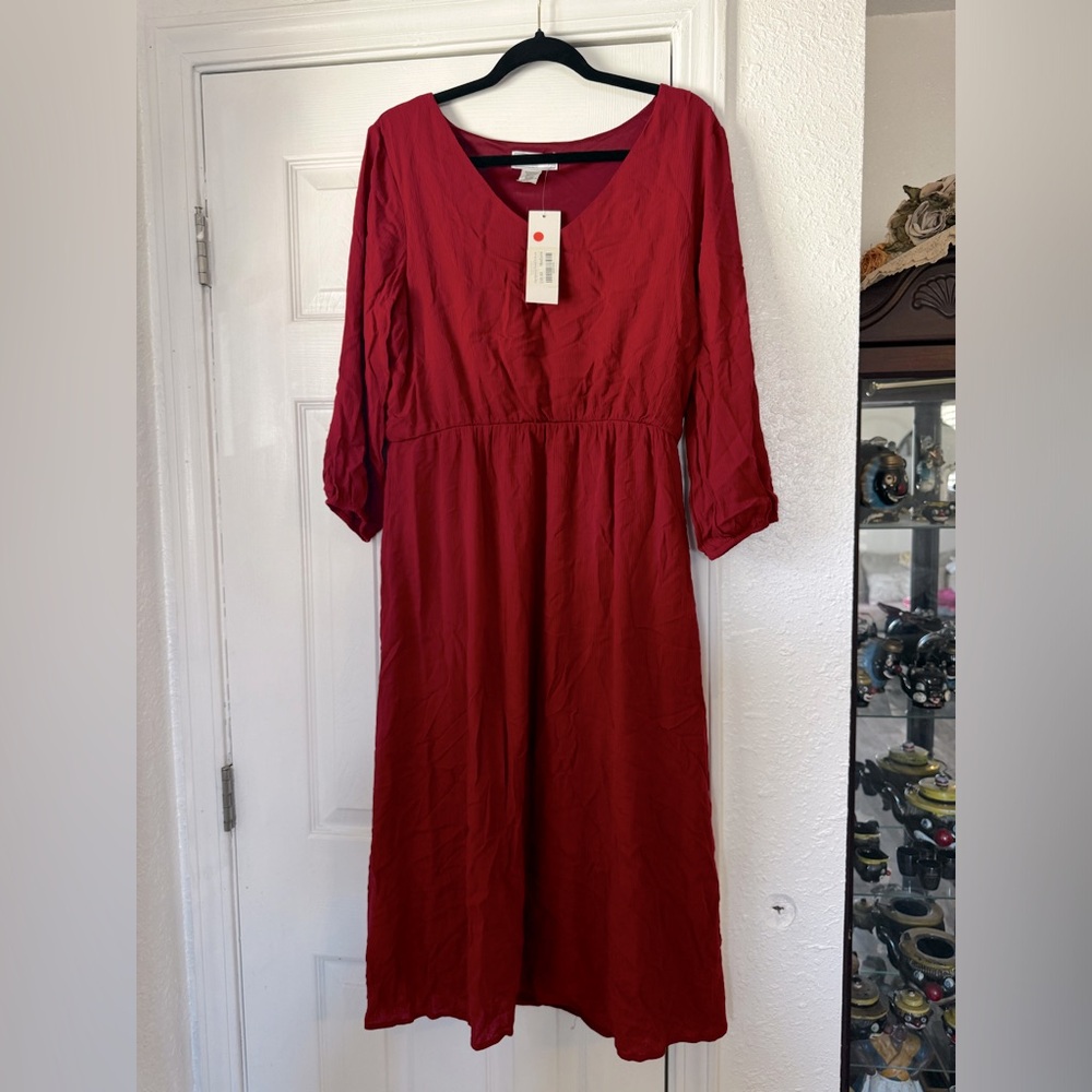 Piper & Scoot The Wesley Dress in Brick